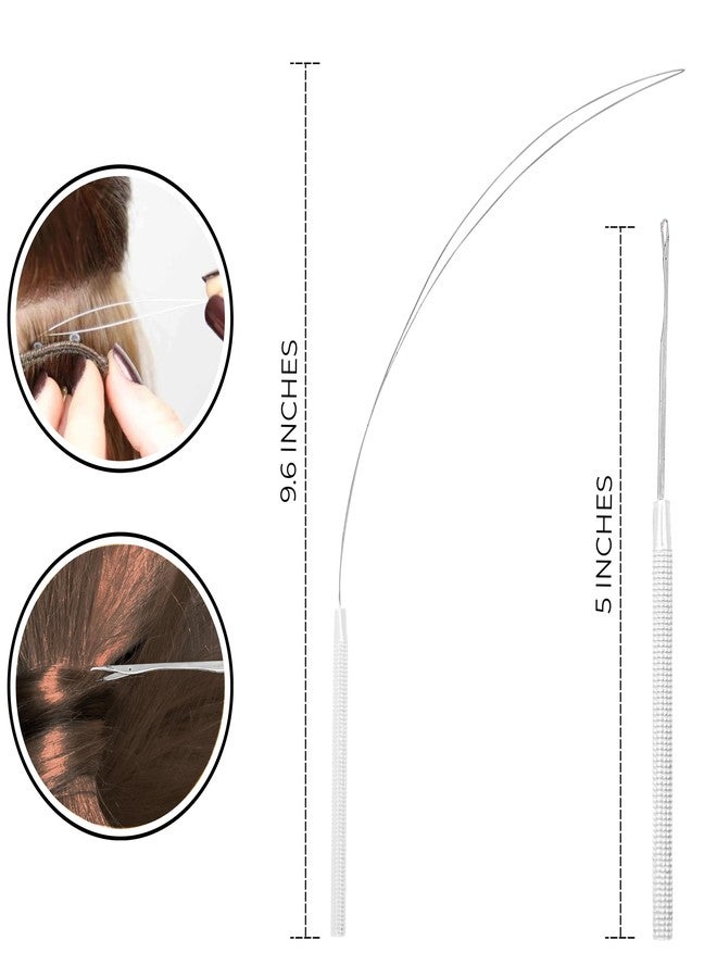 SIVOTE Professional Hair Extension Tools Kit Stainless Steel, Microlink & Itip Extensions Tool Kit, Silver - Image 4